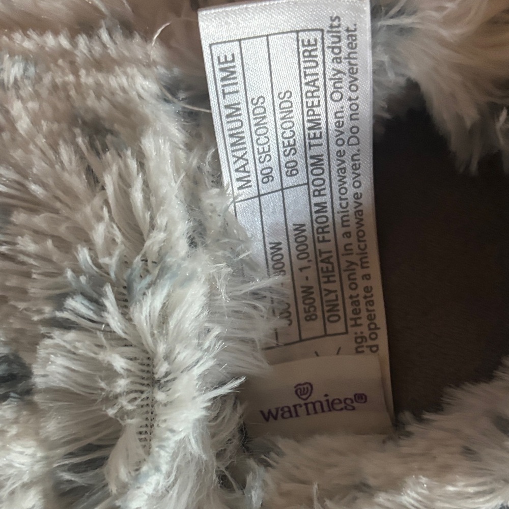 Warmies Relaxing Slippers (microwaveable or cooling with lavender) - Picture 2 of 3